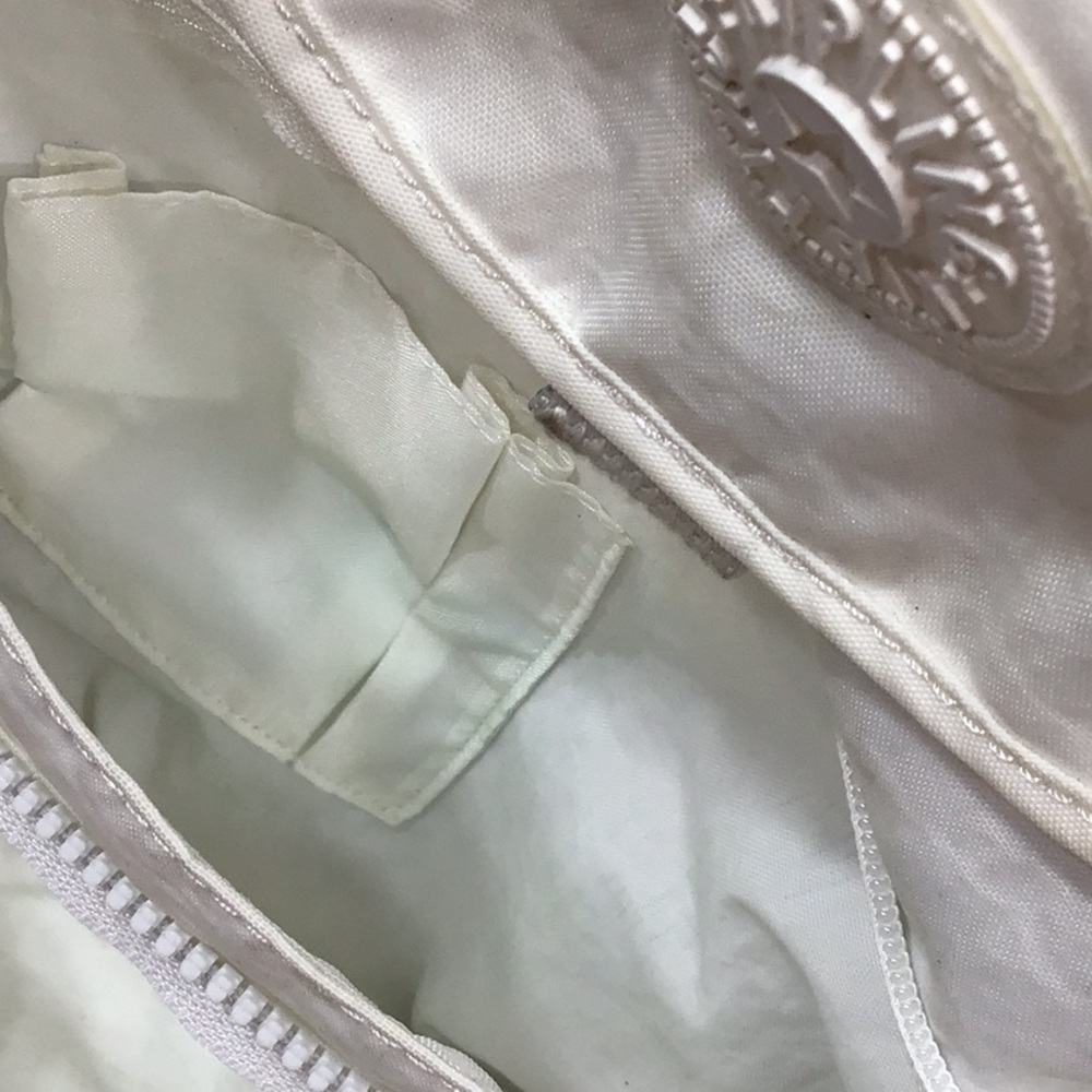 Kipling Cream Backpack With Monkey Charm - image 7